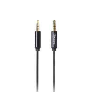 Rodeane樂笛 3.5mm 鍍金公公對接線 TRRS 40cm 鍍金金屬頭 電腦/相機適用 麥克風 喇叭 混音器