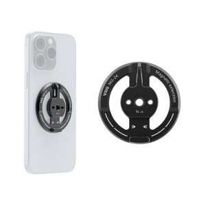 【VRIG MG-24 手機MagSafe磁吸金屬環】*送磁吸貼片手機通用 1/4螺口 冷靴 阿萊定位孔 雲台底座 橫豎拍 三腳架 Vlog 自拍 拍照 錄影 Phone magnetic metal